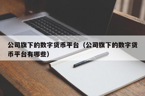 公司旗下的数字货币平台（公司旗下的数字货币平台有哪些）